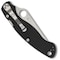 Spyderco 2024 Spyderco Reveal 13 Military 2 Black G-10, Serrated Edge SPY-C36GS2 - alternate 3